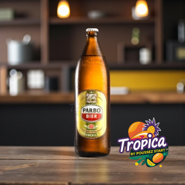 Parbo bier 1L fles - Surinaams Bier met Karakter