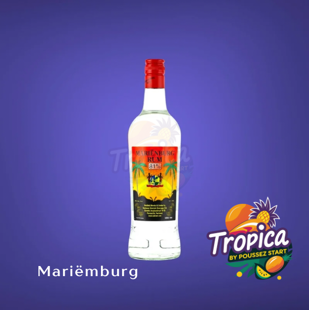 Mariënburg Rum - 65% Alcohol Strong Surinamese Rum