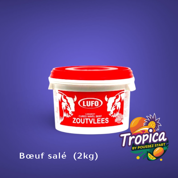 Zoutvlees Lufo 2kg - Authentiek Surinaams Gezouten Vlees