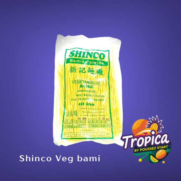 Shinco Veg Bami 450 gr – Vegetarische Surinaamse Bami Noedels