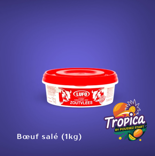 Zoutvlees Lufo (1kg) - Authentiek Surinaams Gezouten Vlees